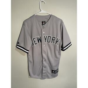 Majestic New York Yankees Jeter’s Leaders Baseball Jersey Men’s Size Small RARE